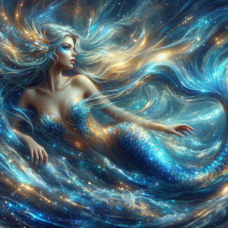 abstract fantasy mermaid