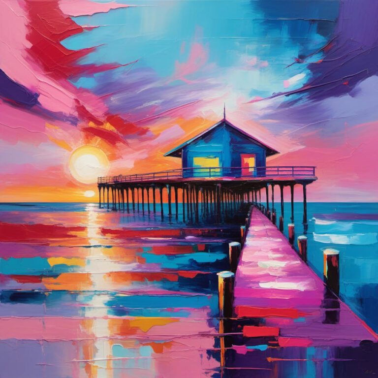 abstract seascape
