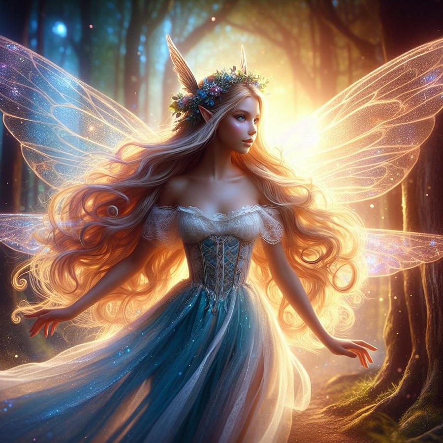 fairy in forest