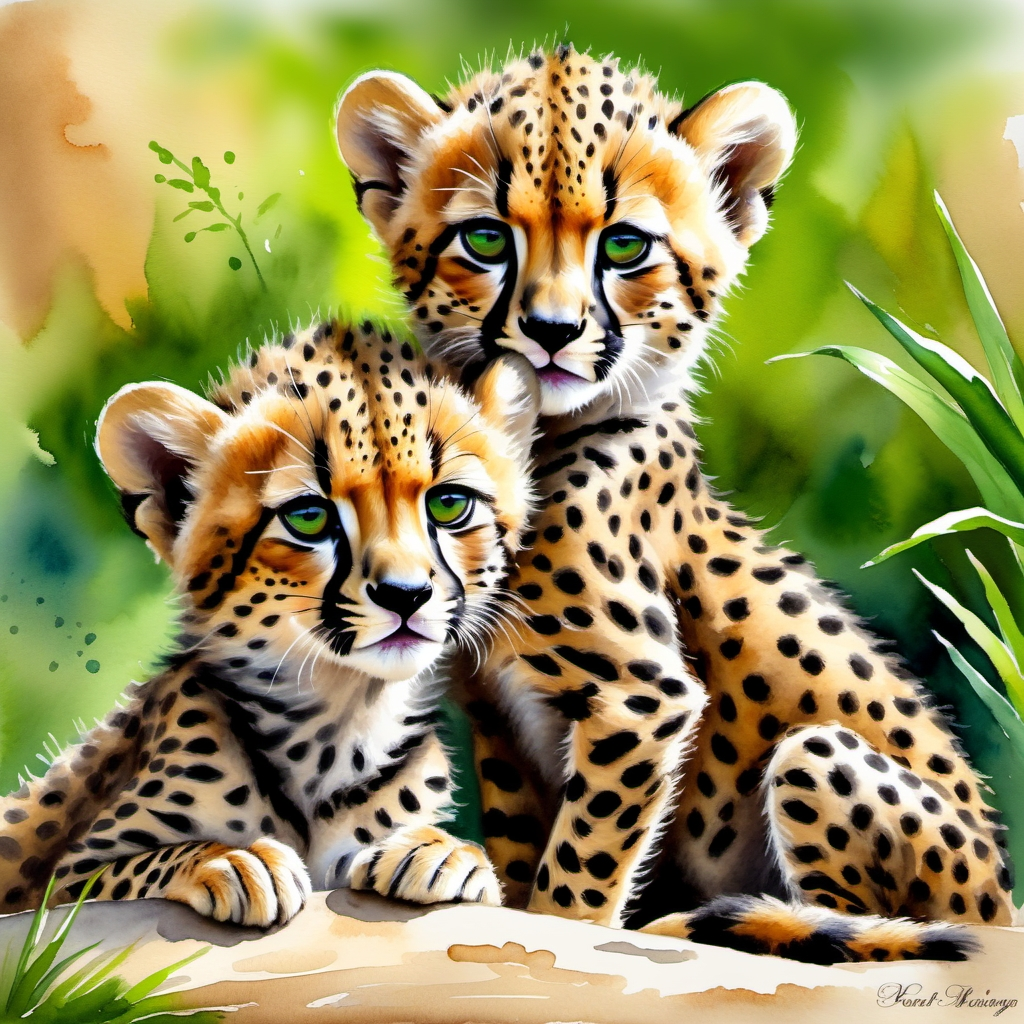 cheetah cubs