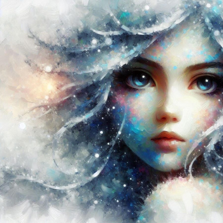fantasy art of woman