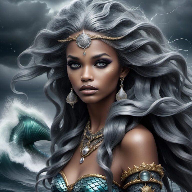 Art Showcase Fantasy Black Mermaids