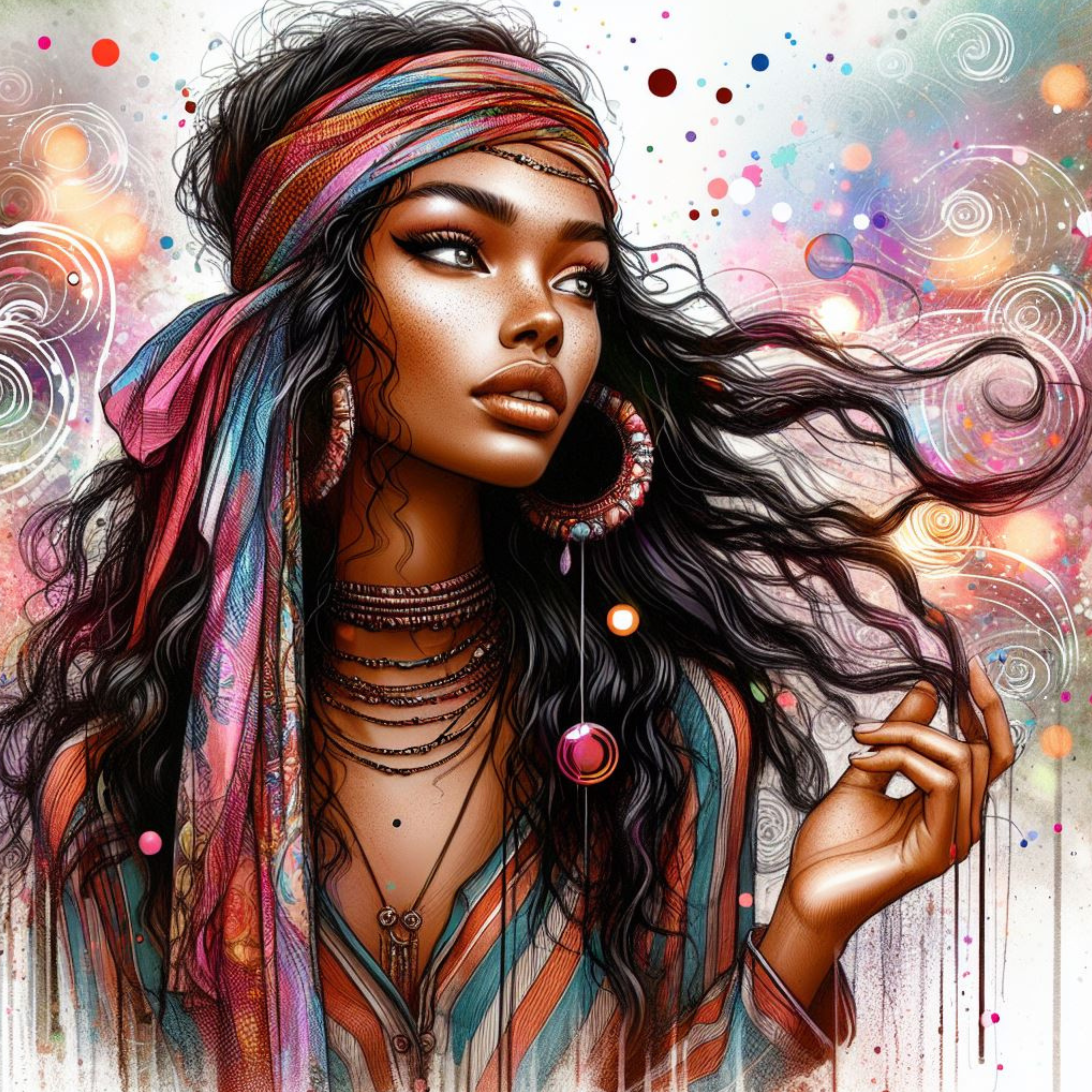 boho woman