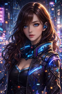 cyberpunk portrait
