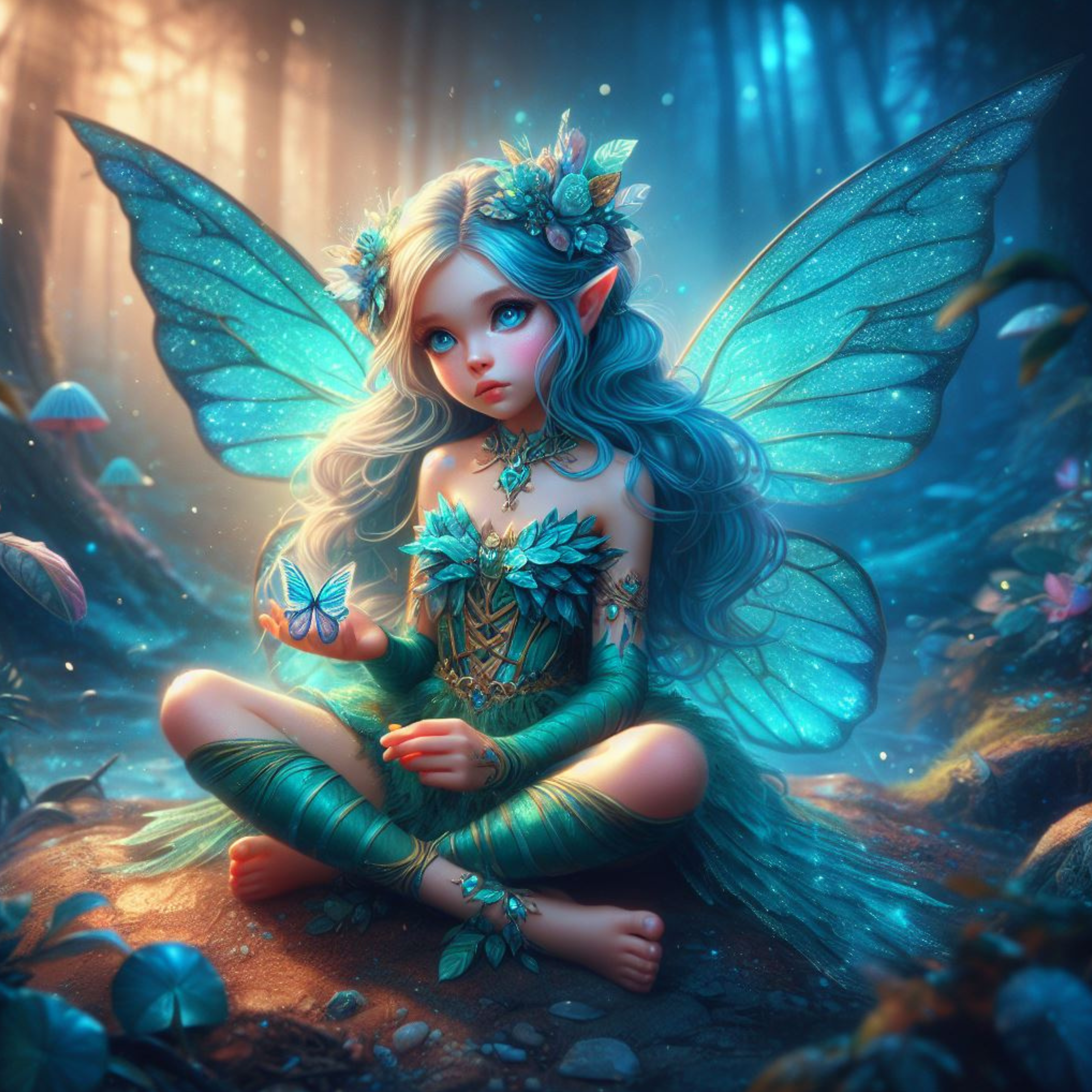 little girl fairy